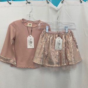Top & Skirt Size 2t